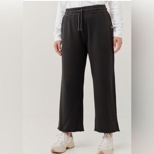 Pact The Downtime Wide-Leg Sweatpant, black size XXL